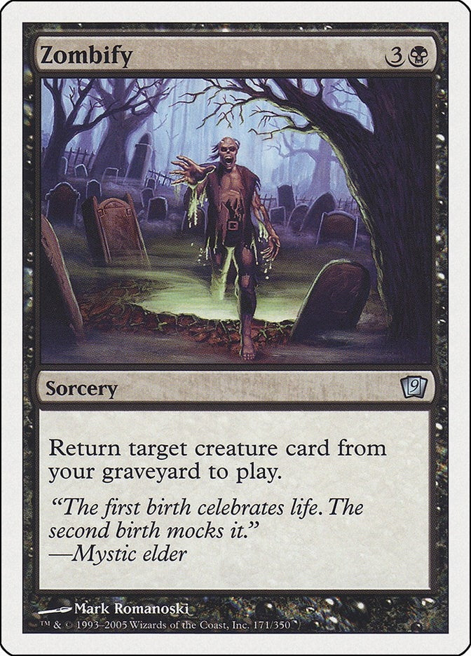 Zombify [9ED] - MTG Single
