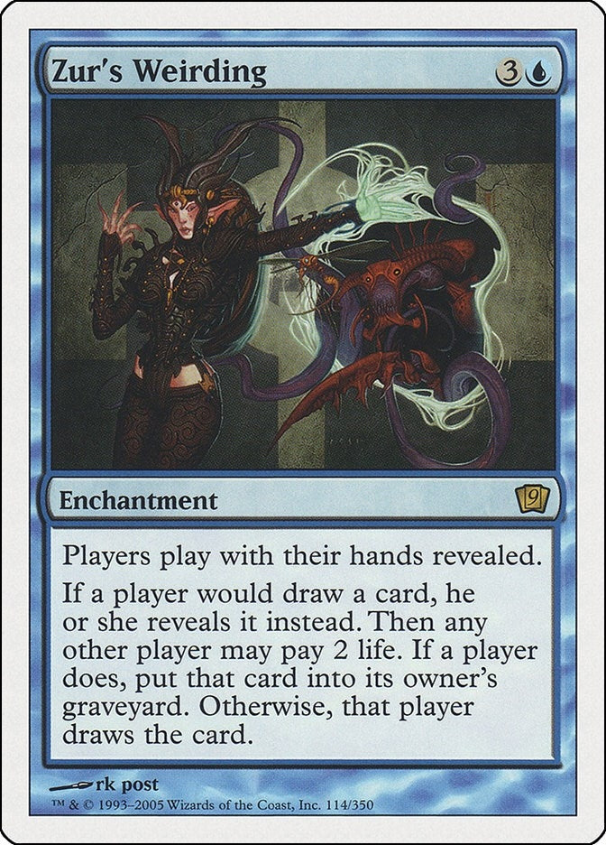 Zur’s Weirding (114) [9ED] - MTG Single