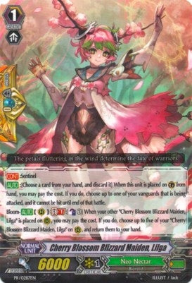 Cherry Blossom Blizzard Maiden Lilga (287) [PR] - Cardfight Vanguard Single