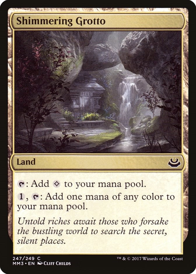 Shimmering Grotto (247) [MM3] - MTG Single