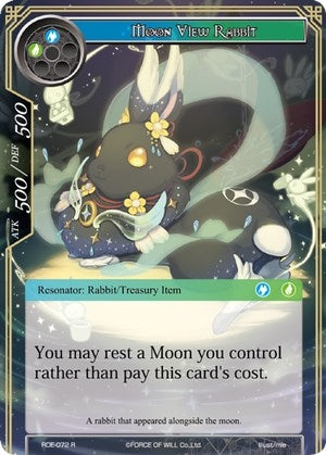 Moon View Rabbit (72) [RDE] - Force of Will Single