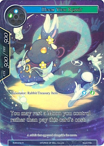 Moon View Rabbit (Full Art) (72) [RDE] - Force of Will Single
