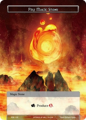 Fire Magic Stone (102) [RDE] - Force of Will Single