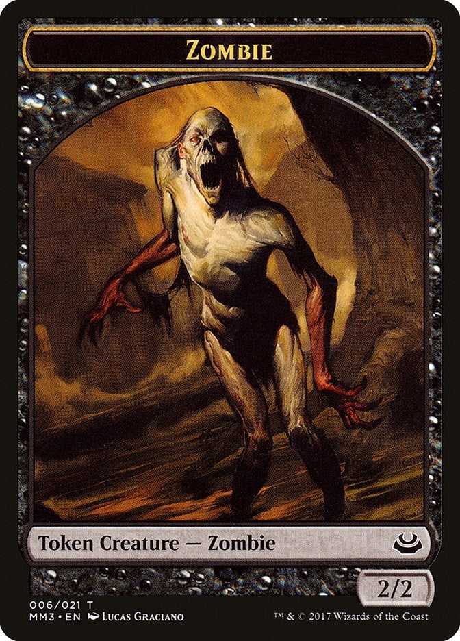 Zombie Token (0) [MM3] - MTG Single