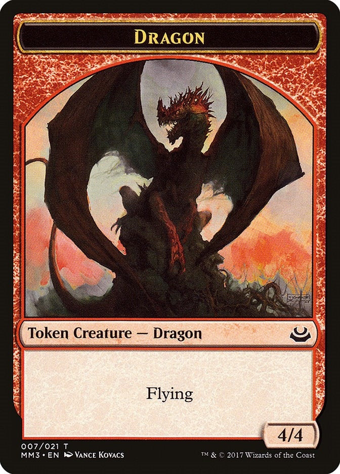 Dragon Token (0) [MM3] - MTG Single