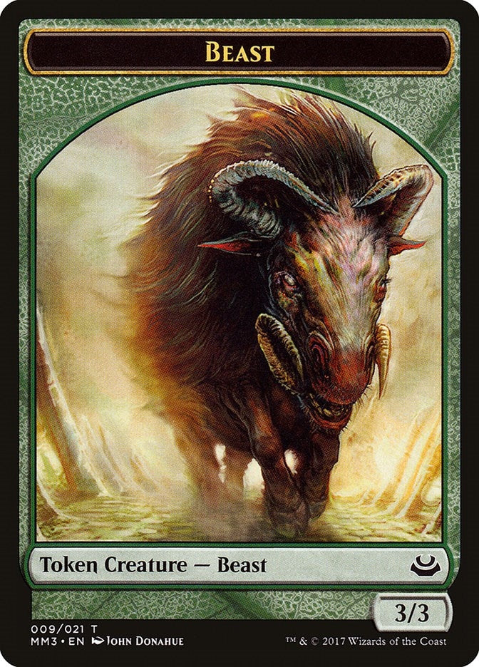 Beast Token (009) (0) [MM3] - MTG Single