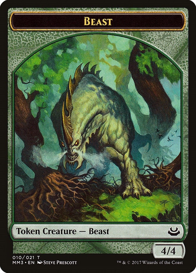 Beast Token (010) (0) [MM3] - MTG Single