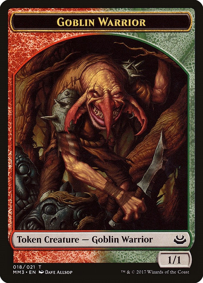 Goblin Warrior Token (0) [MM3] - MTG Single