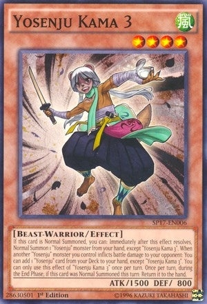 Yosenju Kama 3 (17006) (SP17) - YuGiOh Single