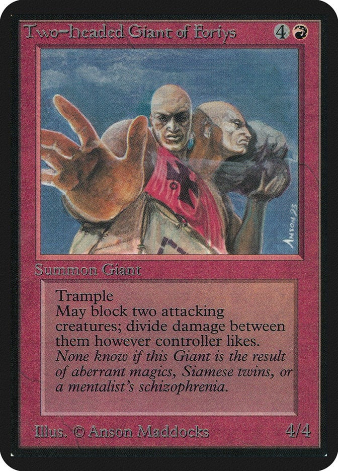 Two-Headed Giant of Foriys [LEA] - MTG Single