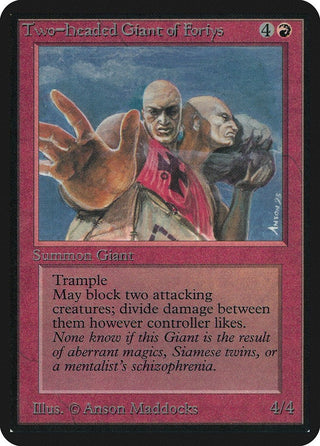 Two-Headed Giant of Foriys [LEA] - MTG Single