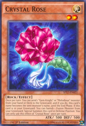 Crystal Rose (17021) (SP17) - YuGiOh Single
