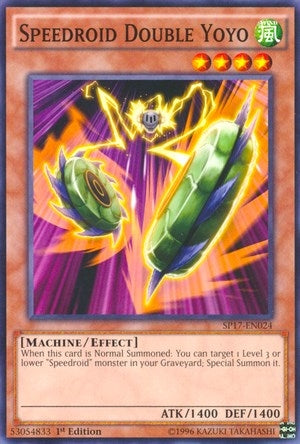 Speedroid Double Yoyo (Starfoil) (17024) (SP17) - YuGiOh Single