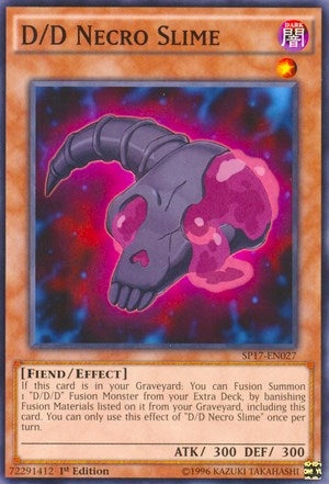 D/D Necro Slime (Starfoil) (17027) (SP17) - YuGiOh Single