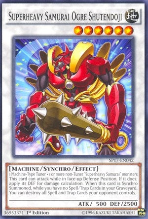 Superheavy Samurai Ogre Shutendoji (17042) (SP17) - YuGiOh Single