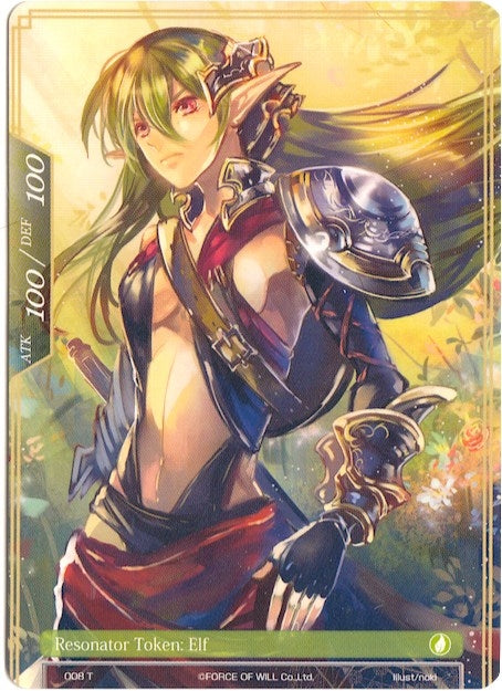 Elf Double-sided Resonator Token (0) [RDE] - Force of Will Single