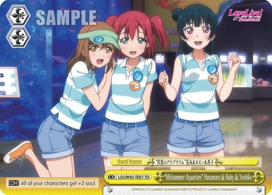 ’Midsummer Aquarium’ Hanamaru & Ruby & Yoshiko (4507) [LSS/W45] - Weiss Schwarz Single