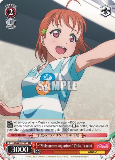 Midsummer Aquarium’ Chika Takami (4511) [LSS/W45] - Weiss Schwarz Single