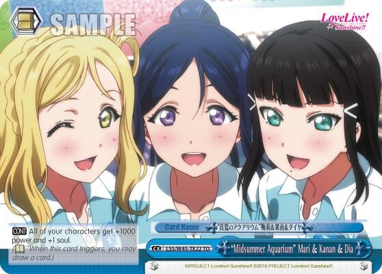 ’Midsummer Aquarium’ Mari & Kanan & Dia (4522) [LSS/W45] - Weiss Schwarz Single