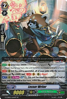 Lesser Writer (2020) [G-CHB02] - Cardfight Vanguard Single