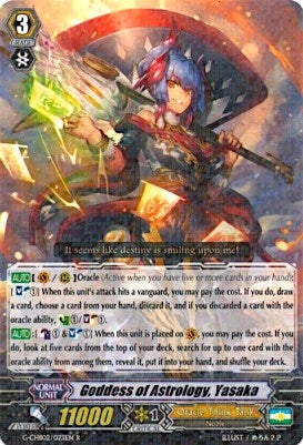 Goddess of Astrology Yasaka (2023) [G-CHB02] - Cardfight Vanguard Single