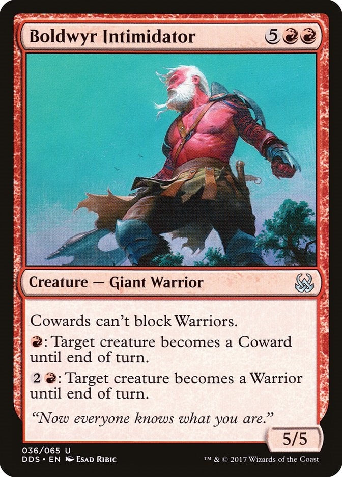 Boldwyr Intimidator (36) [DDS] - MTG Single