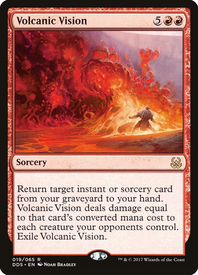 Volcanic Vision (19) [DDS] - MTG Single