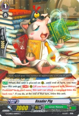 Reader Pig (2069) [G-CHB02] - Cardfight Vanguard Single
