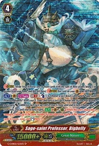 Sage-saint Professor Bigbelly (SP) (223) [G-CHB02] - Cardfight Vanguard Single