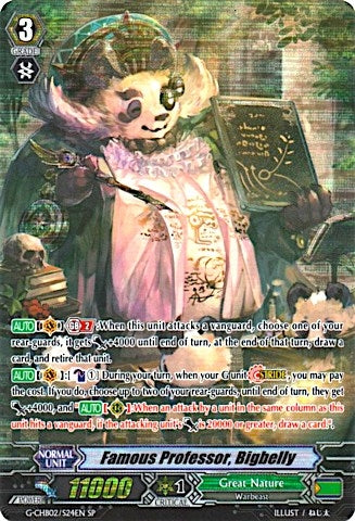 Famous Professor Bigbelly (SP) (224) [G-CHB02] - Cardfight Vanguard Single