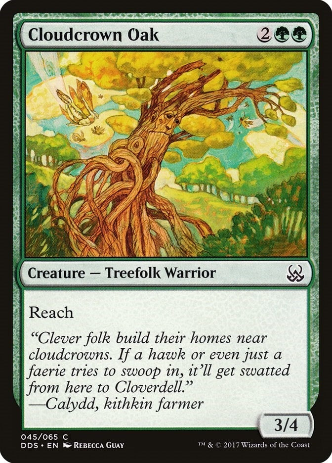 Cloudcrown Oak (45) [DDS] - MTG Single