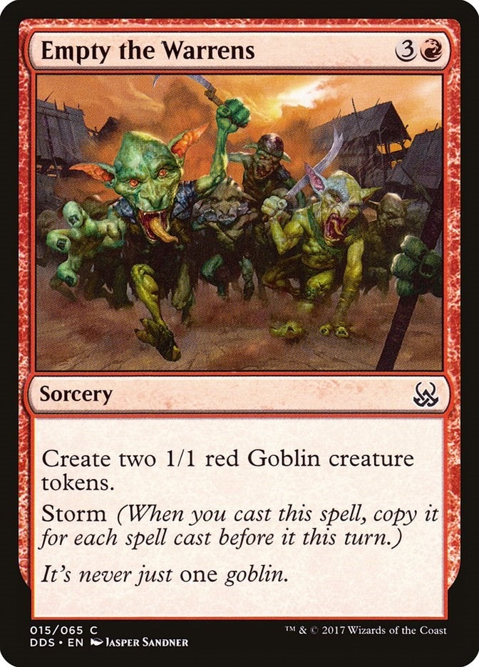 Empty the Warrens (15) [DDS] - MTG Single