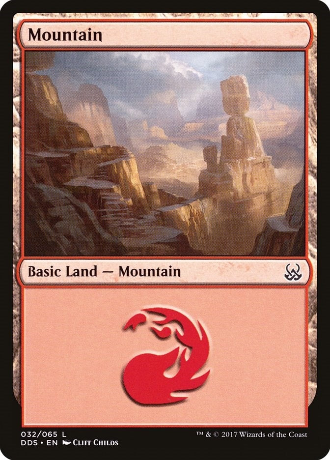 Mountain (032) (32) [DDS] - MTG Single