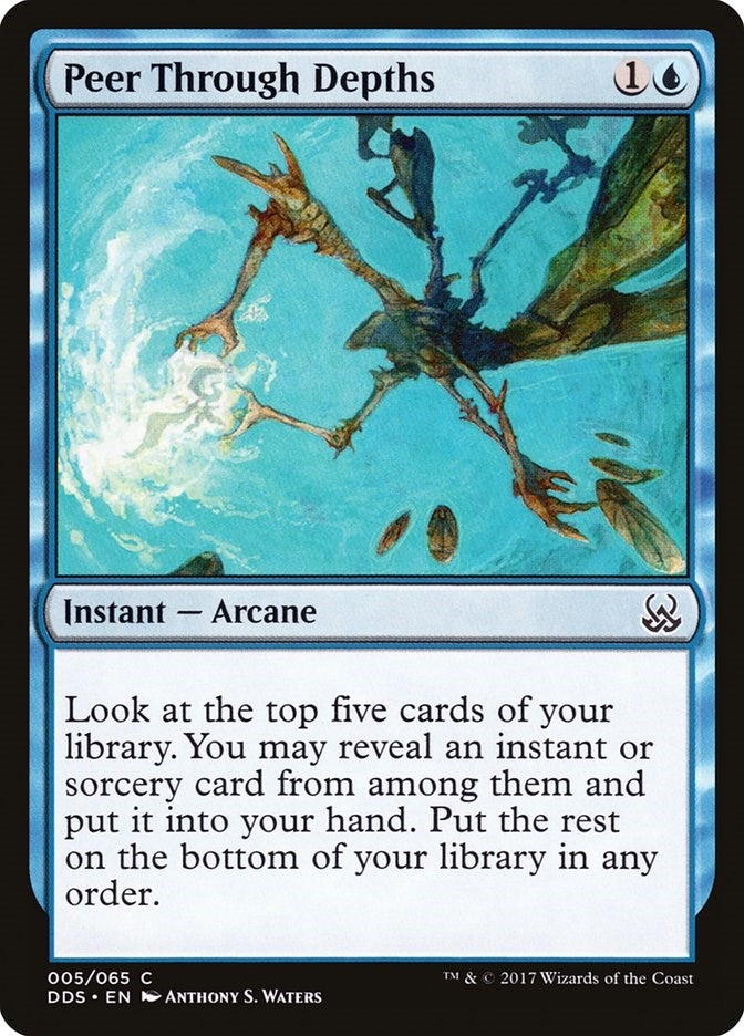 Peer Through Depths (5) [DDS] - MTG Single