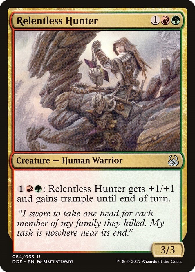Relentless Hunter (54) [DDS] - MTG Single