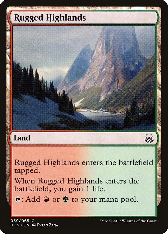 Rugged Highlands (59) [DDS] - MTG Single
