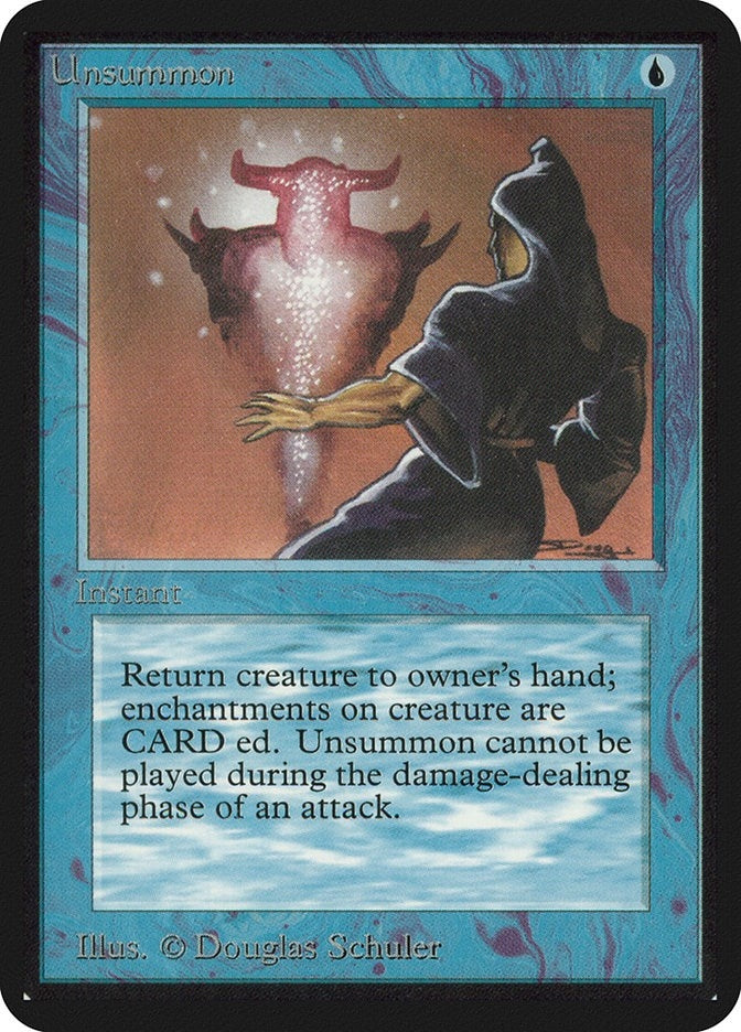Unsummon [LEA] - MTG Single