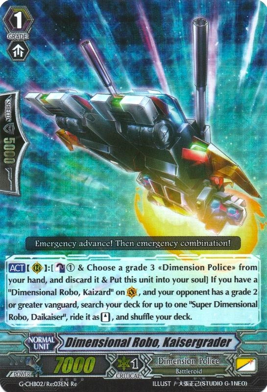 Dimensional Robo Kaisergrader (203) [G-CHB02] - Cardfight Vanguard Single