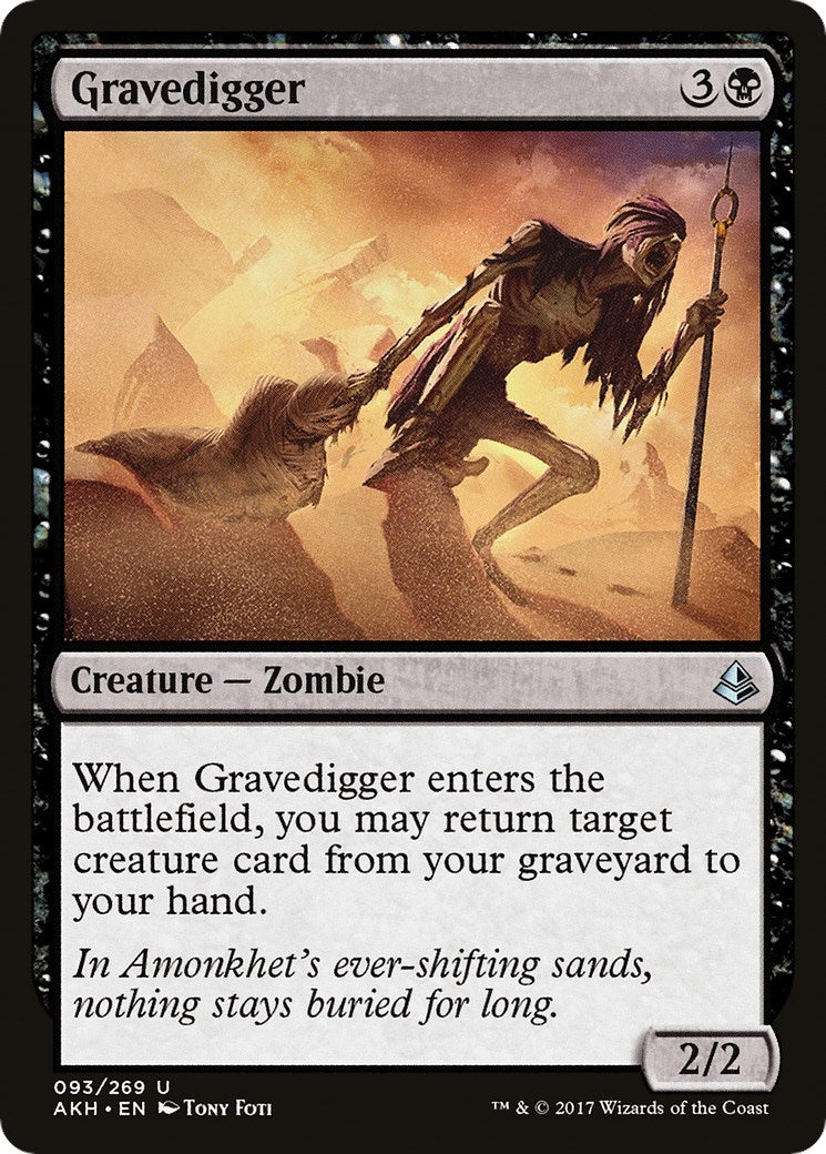 Gravedigger (93) [AKH] - MTG Single