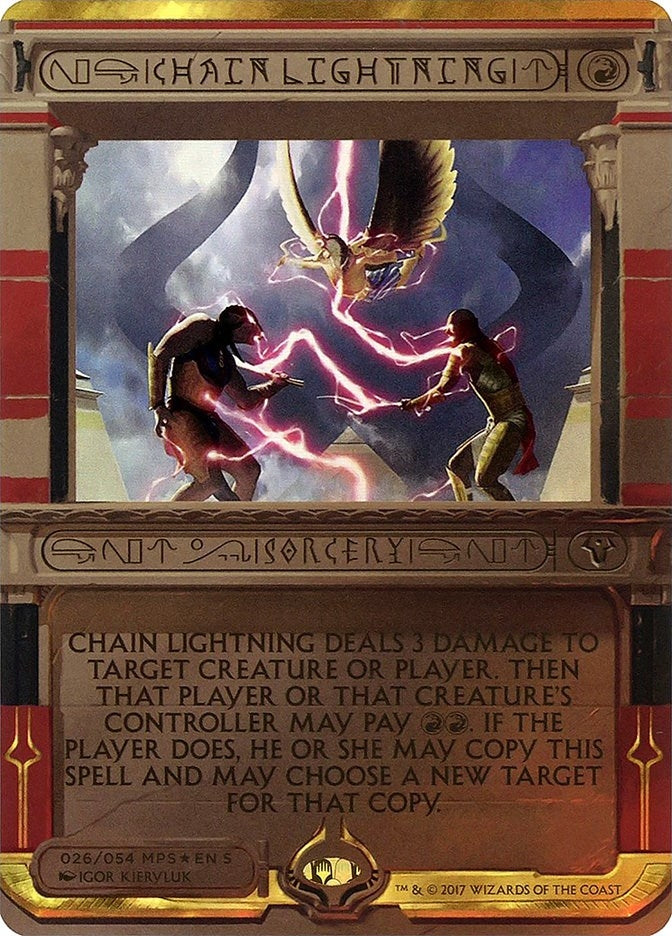 Chain Lightning (26) [MPS2] - MTG Single