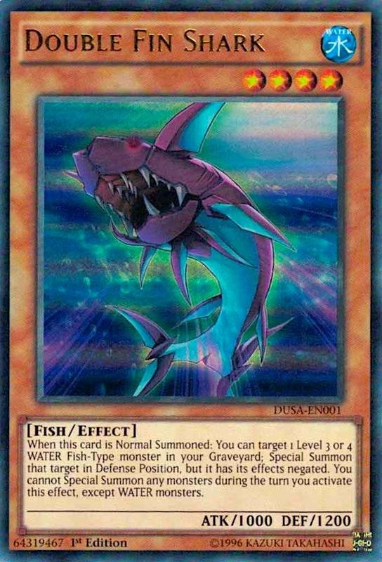 Double Fin Shark (1) (DUSA) - YuGiOh Single