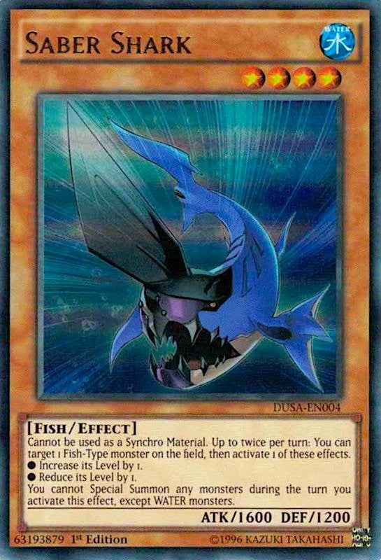 Saber Shark (4) (DUSA) - YuGiOh Single