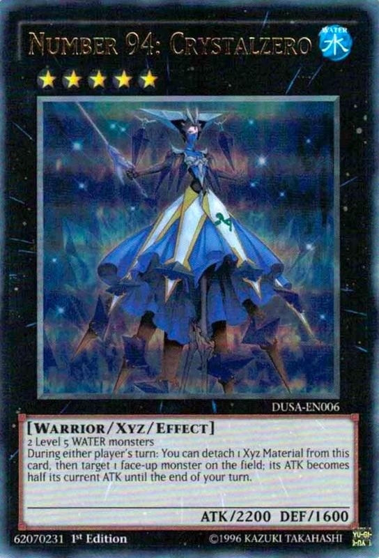 Number 94: Crystalzero (6) (DUSA) - YuGiOh Single