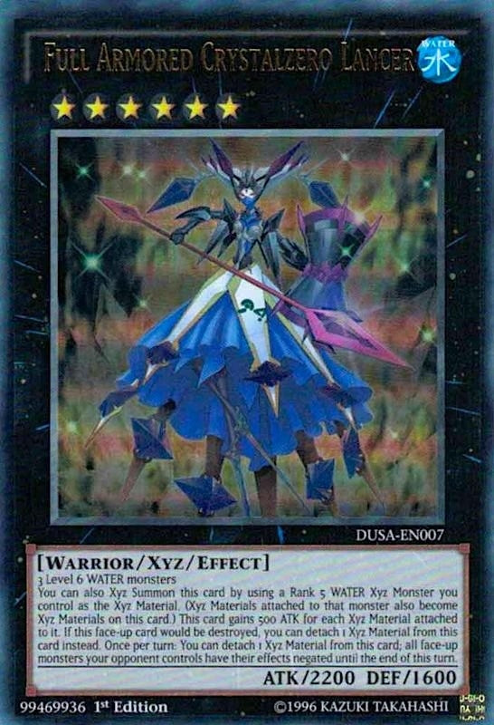 Full Armored Crystalzero Lancer (7) (DUSA) - YuGiOh Single