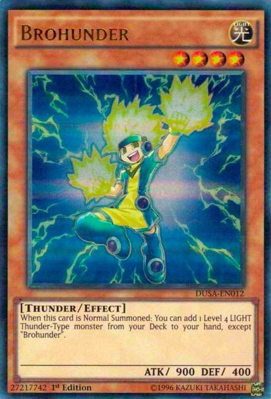 Brohunder (12) (DUSA) - YuGiOh Single