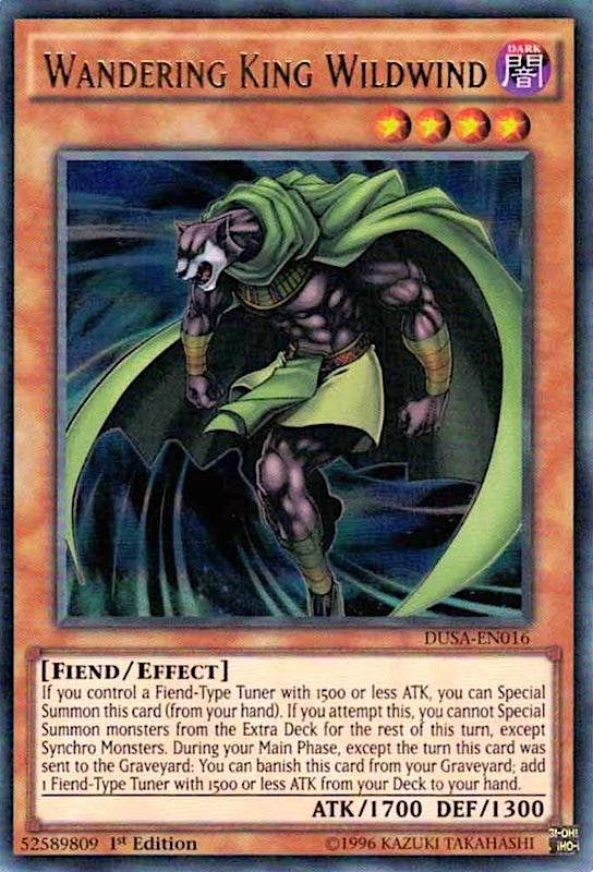 Wandering King Wildwind (16) (DUSA) - YuGiOh Single