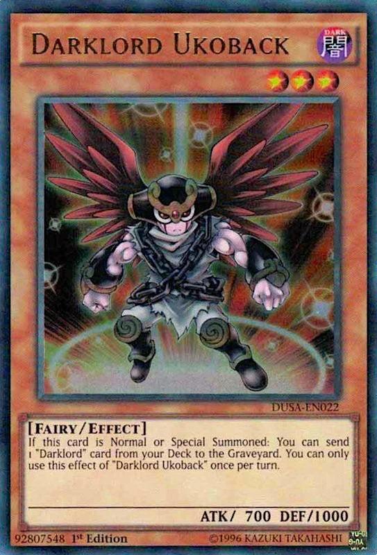 Darklord Ukoback (22) (DUSA) - YuGiOh Single