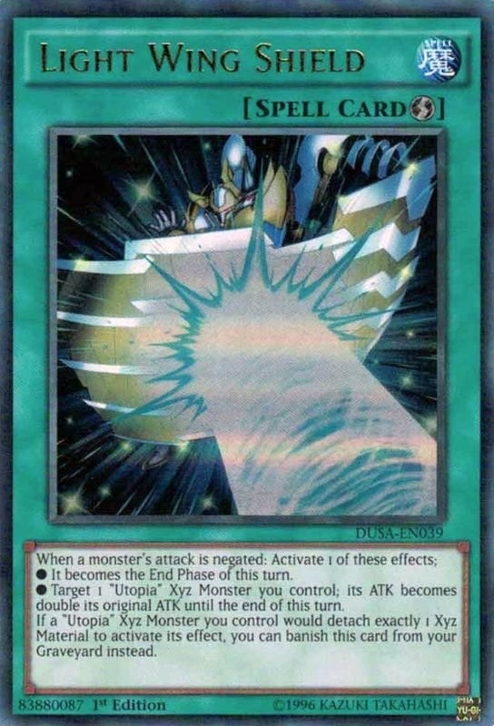 Light Wing Shield (39) (DUSA) - YuGiOh Single