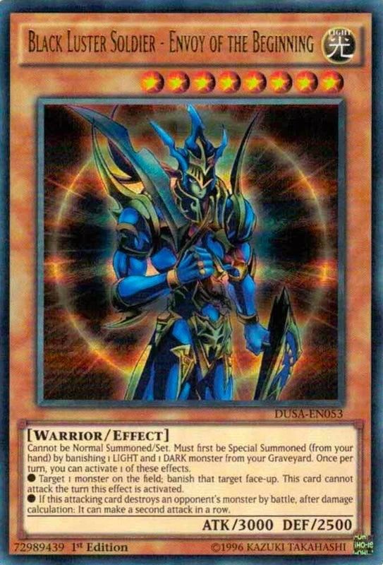 Black Luster Soldier - Envoy of the Beginning (53) (DUSA) - YuGiOh Single
