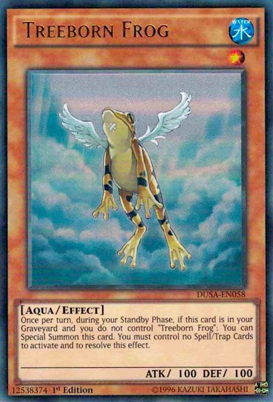 Treeborn Frog (58) (DUSA) - YuGiOh Single